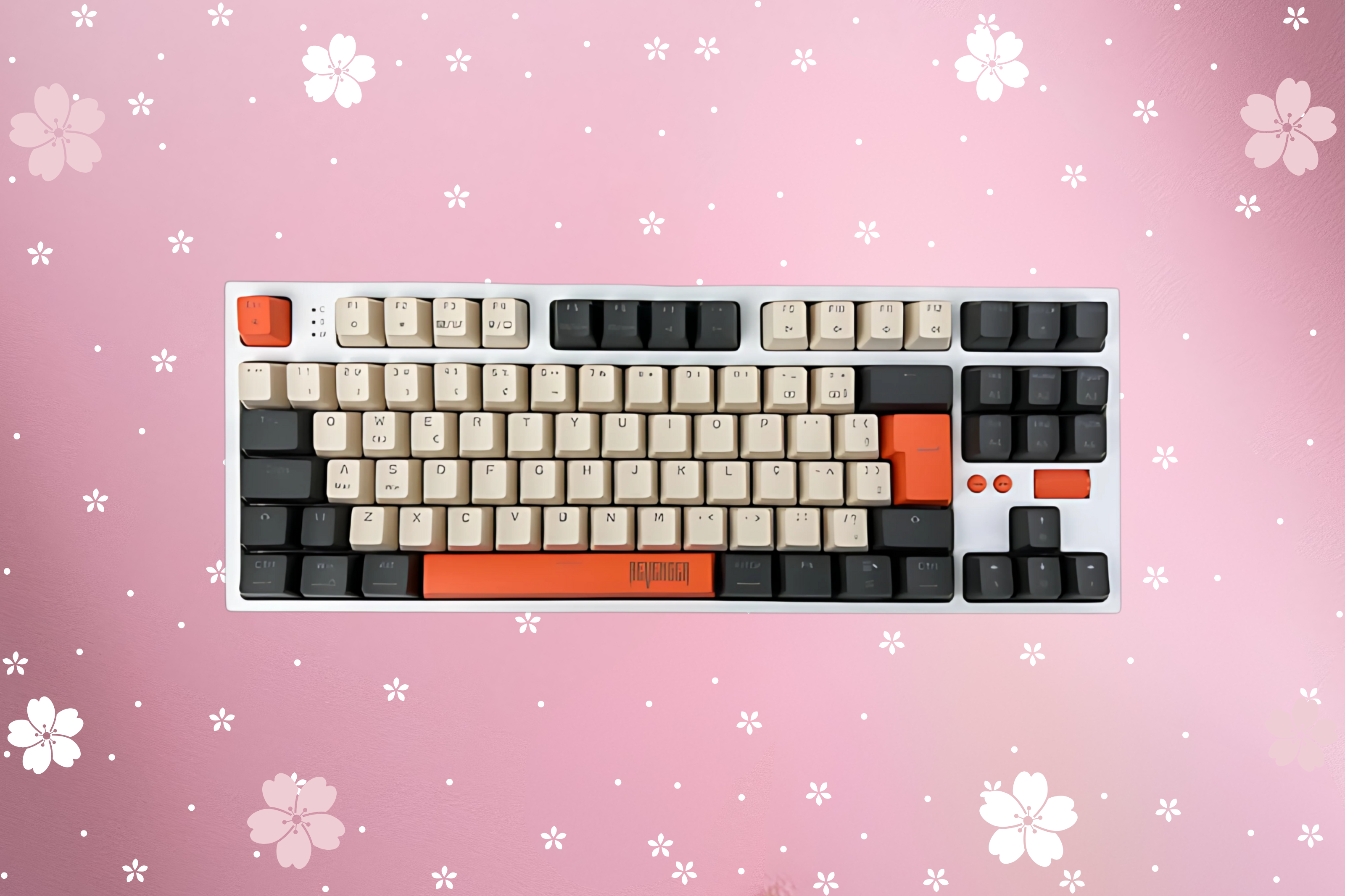 Teclado Mecânico Gamer RGB Switch Azul -Swappable Revenger