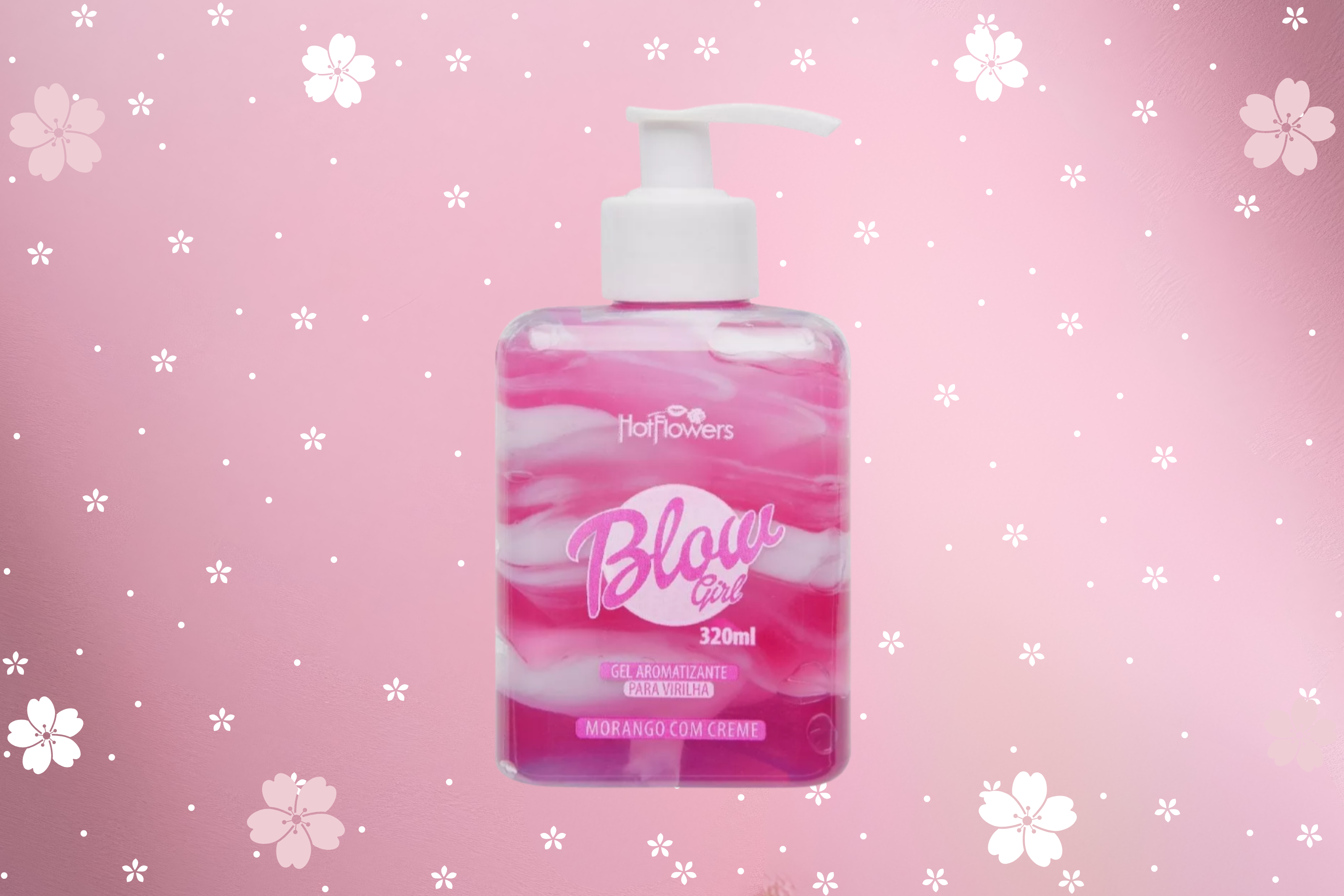 Blow Girl Gel Aromatizante Beijável Morango