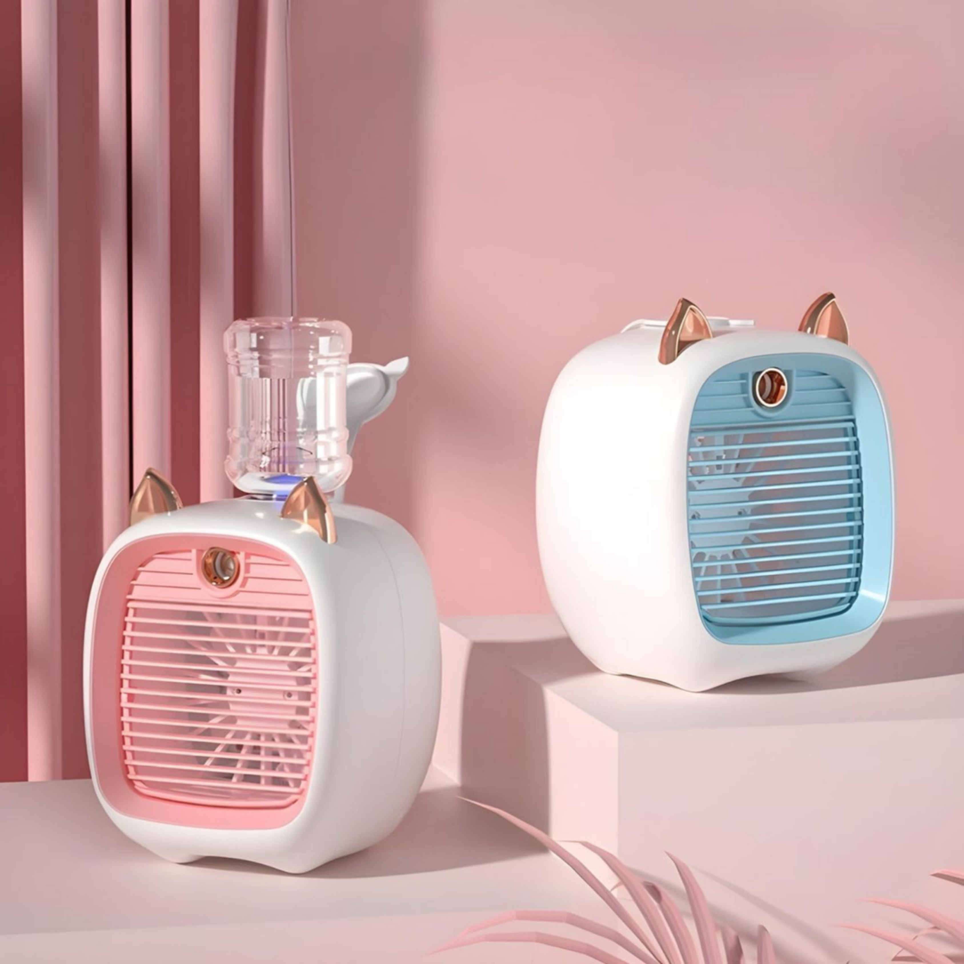 Mini Climatizador Portátil FC-6602 Gatinho