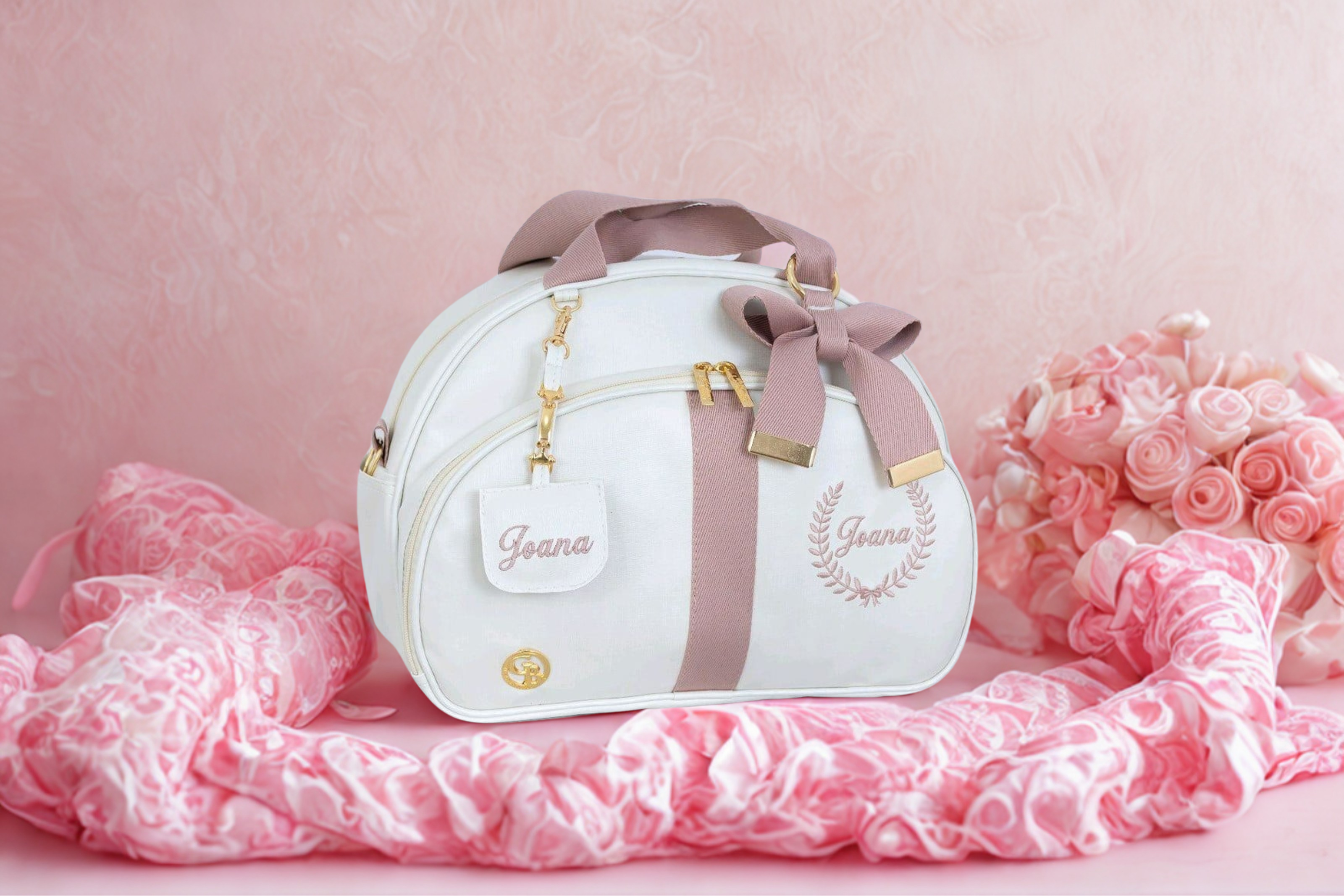 Kit de Bolsas de Maternidade Luxo Bolsa G e Mochila 2 em 1