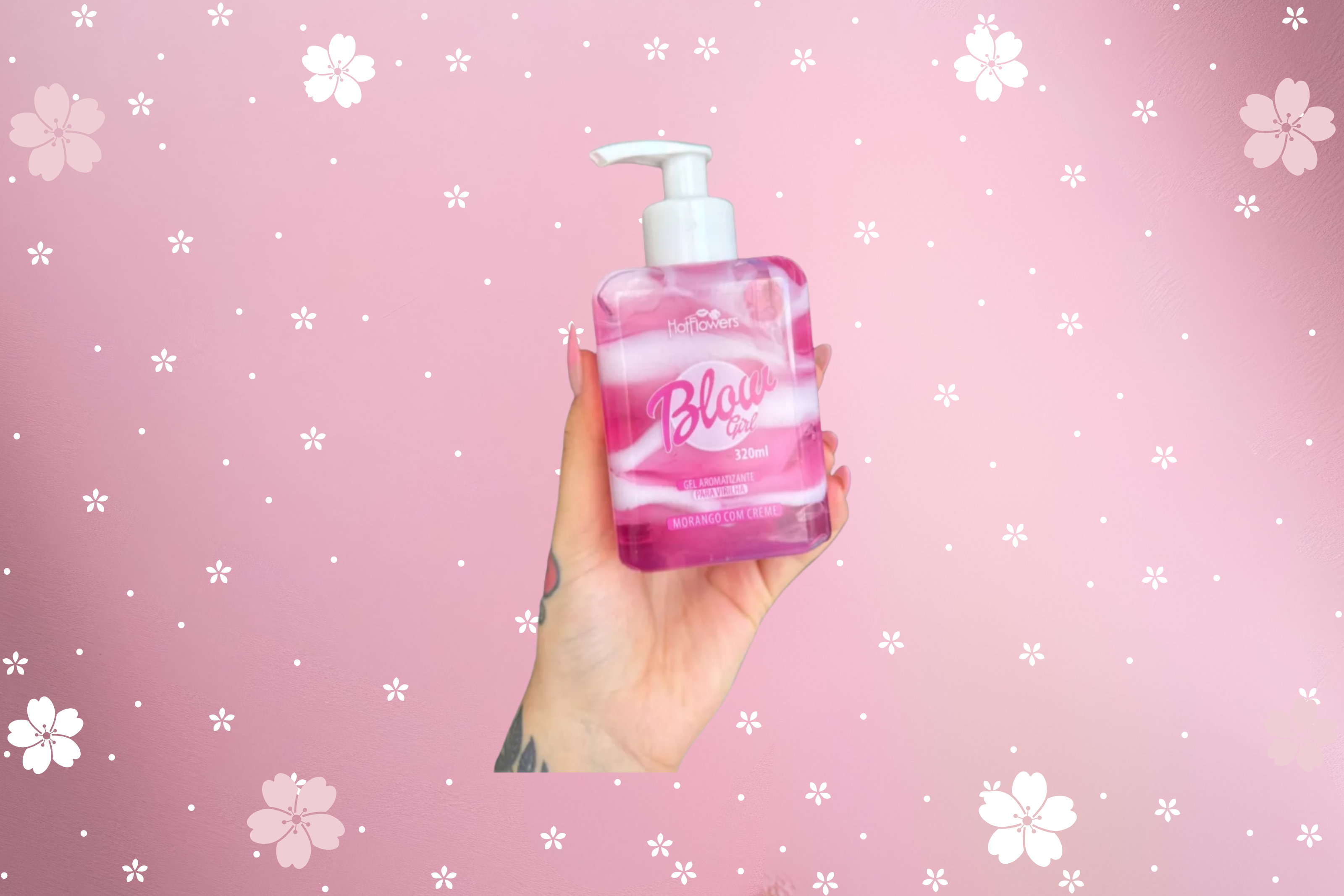 Blow Girl Gel Aromatizante Beijável Morango