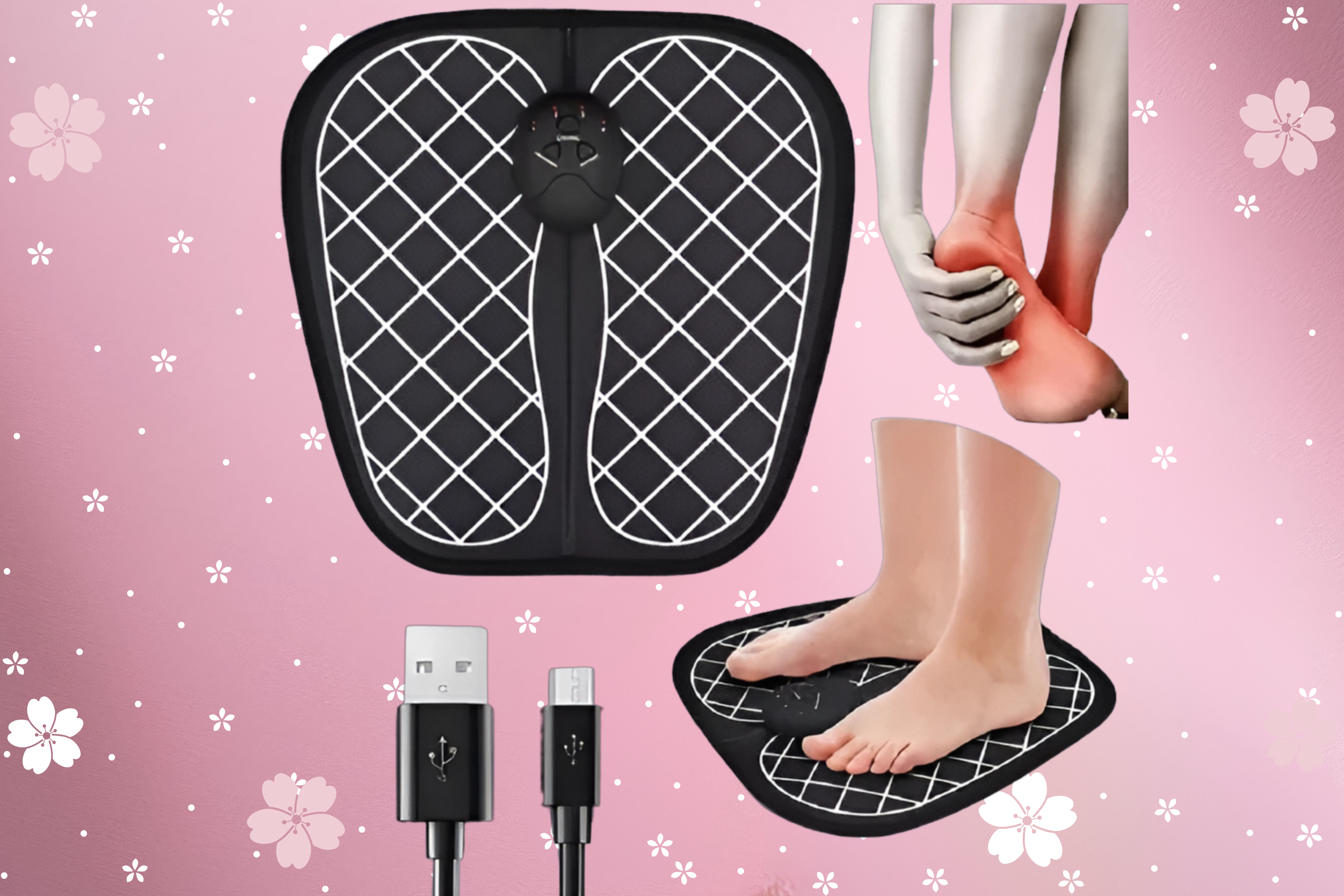 Massageador de Pés EMS