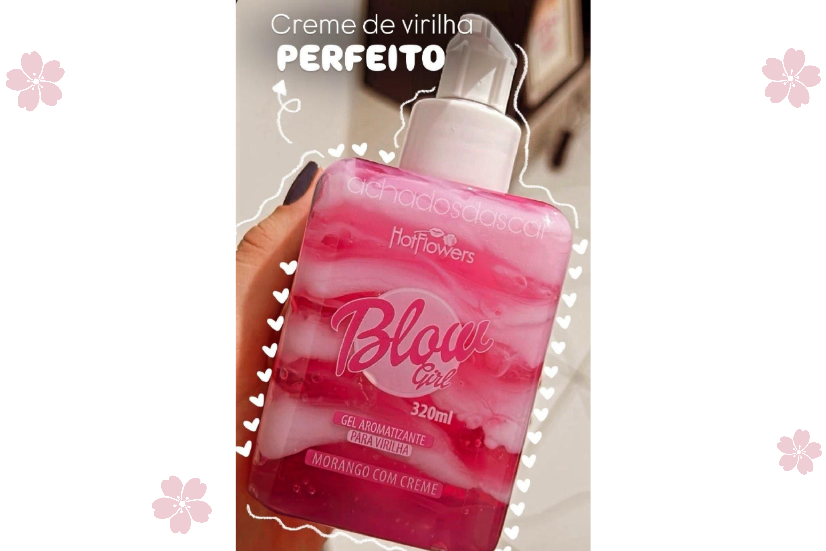 Blow Girl Gel Aromatizante Beijável Morango