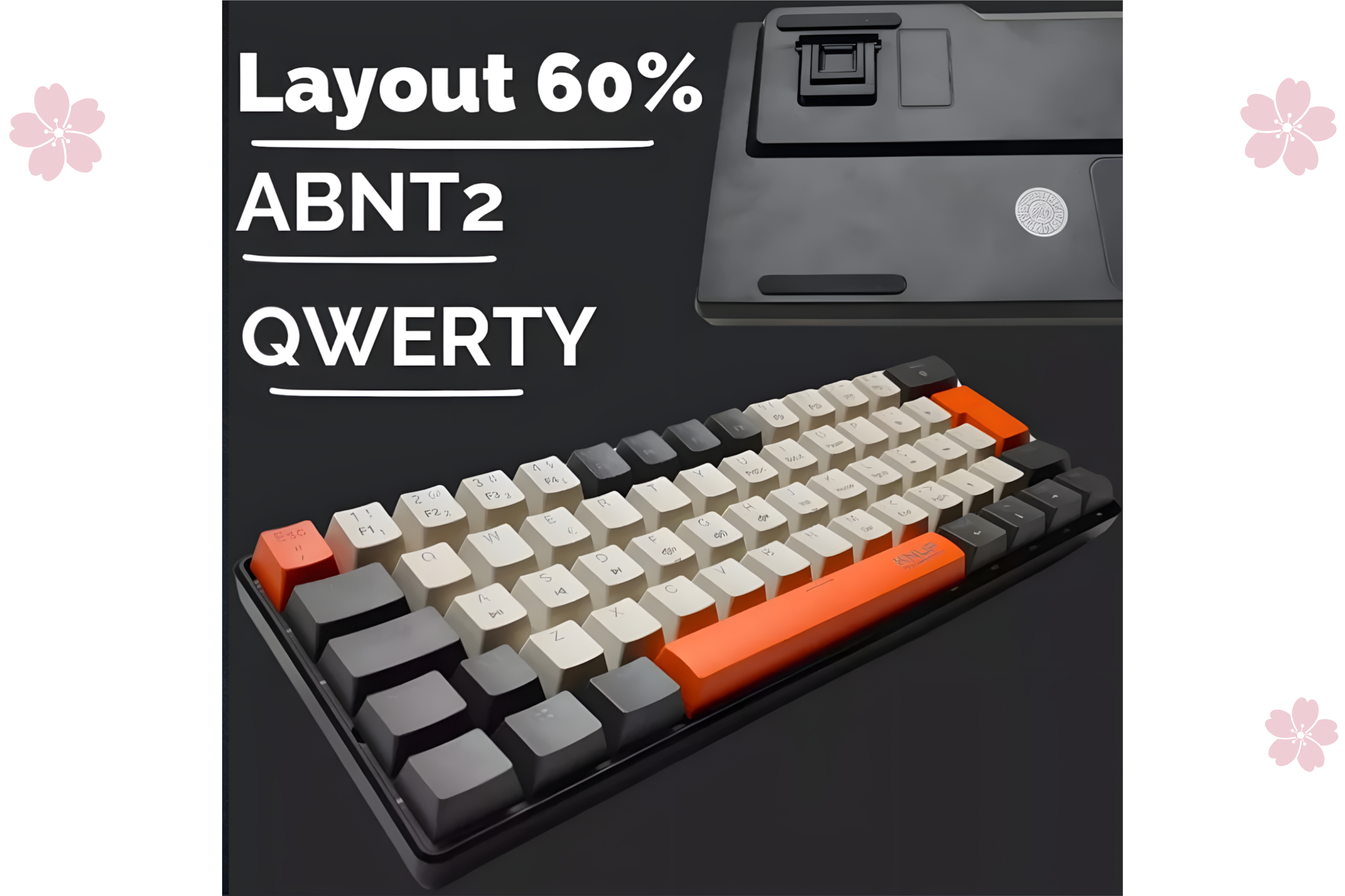 Teclado Mecânico Gamer MADSET KP-TE125 Switch Blue 60%