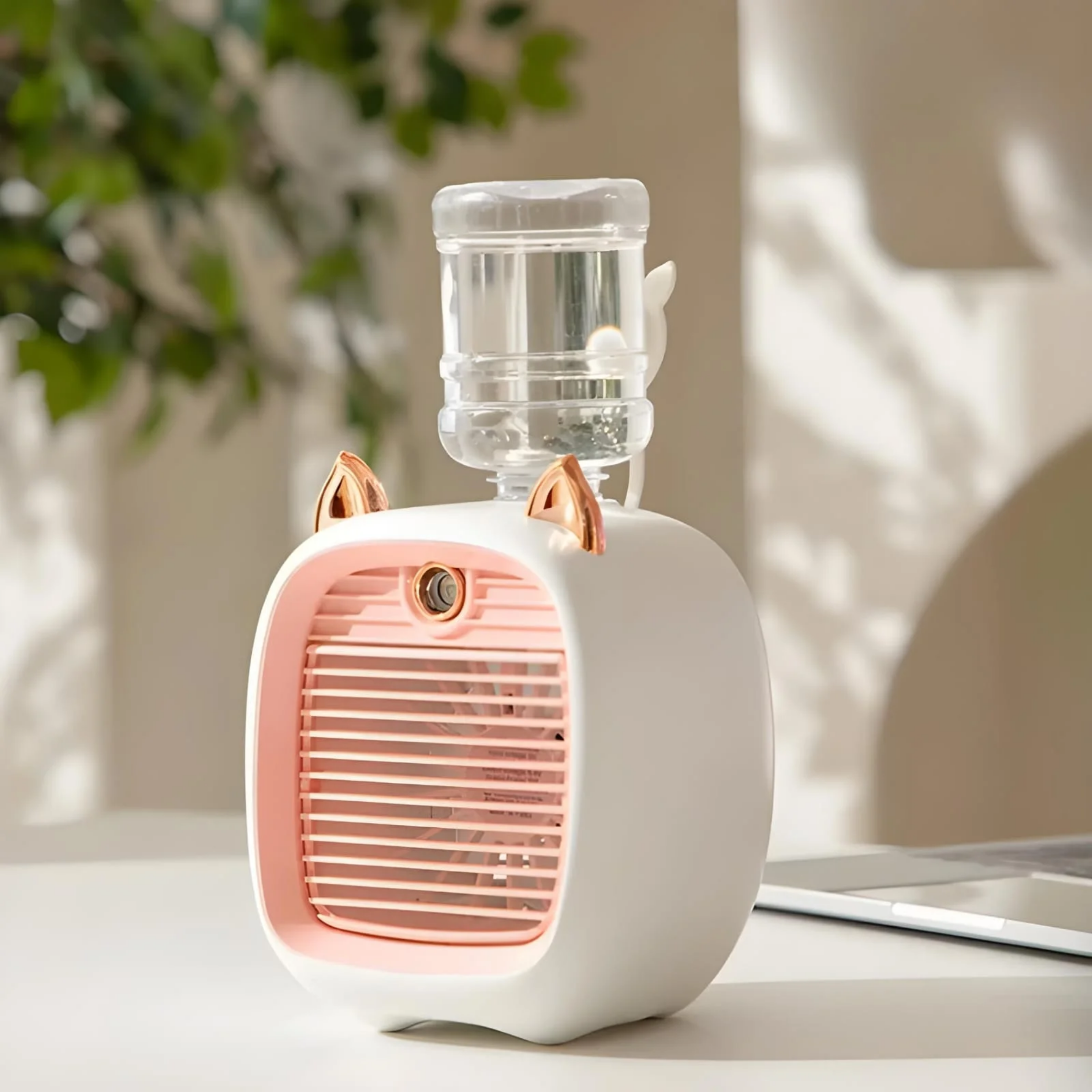 Mini Climatizador Portátil FC-6602 Gatinho