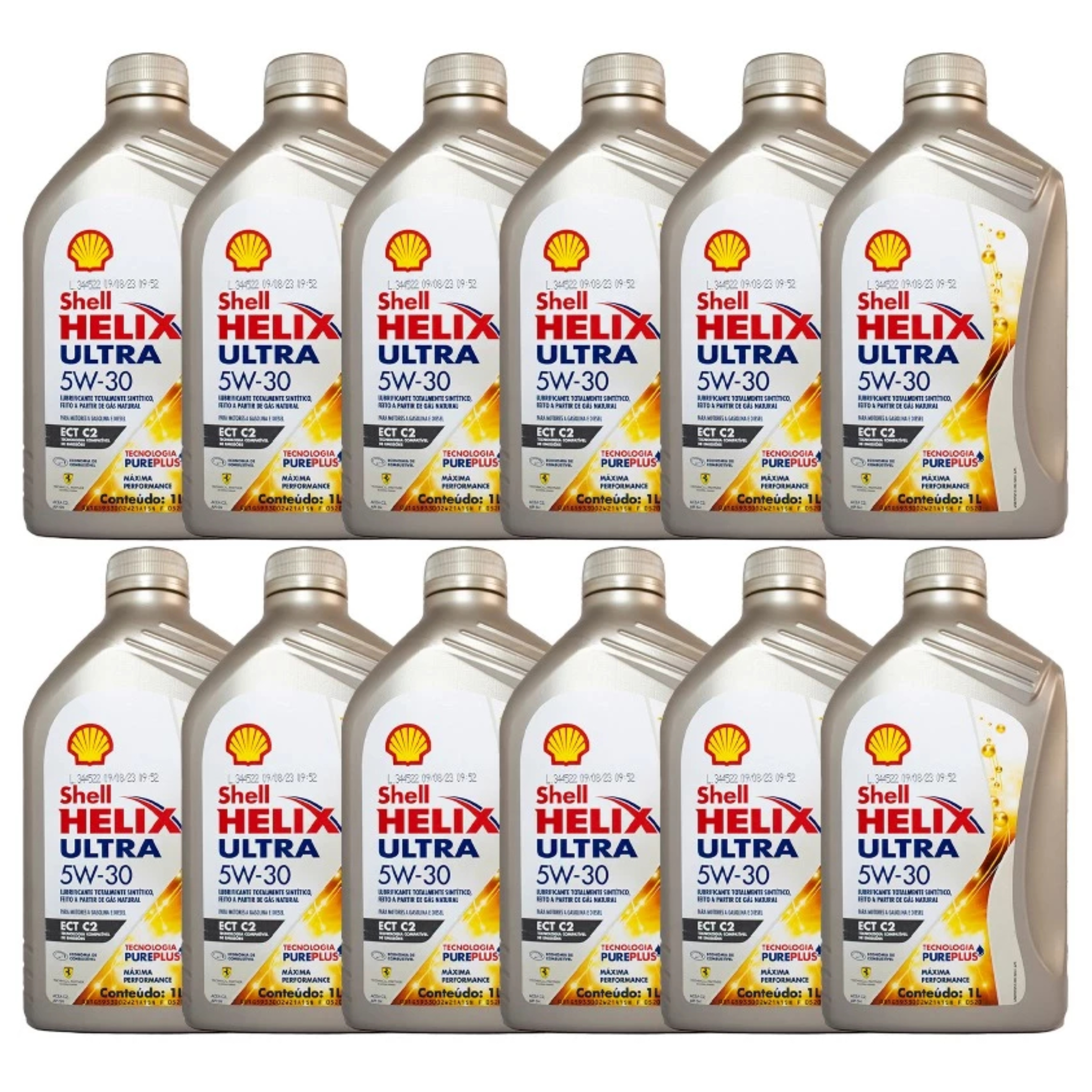 Óleo de Motor Shell Helix Ultra ECT C2 5W-30 Sintético – 1 Litro