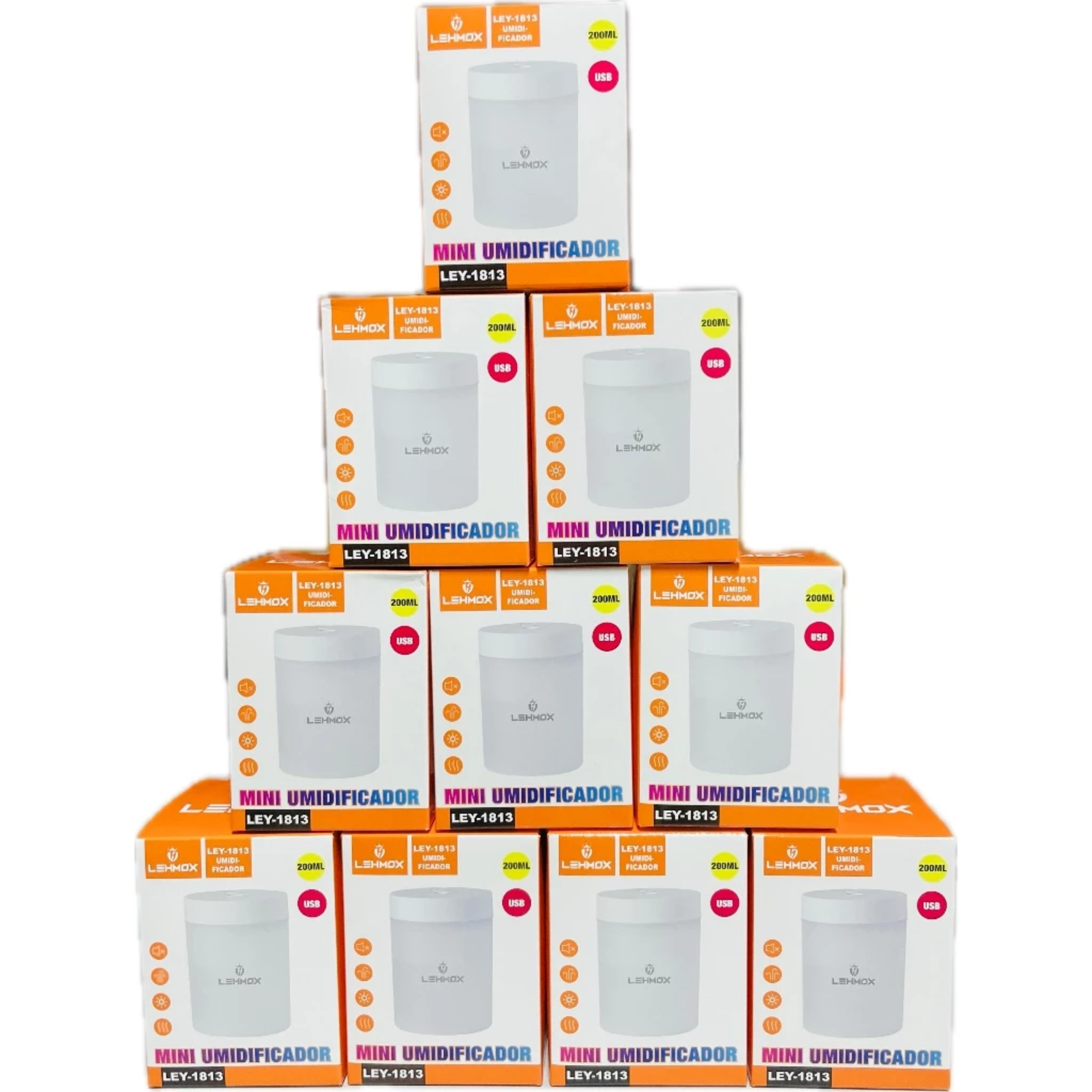 Mini Umidificador Portátil LEY-1813 – 200ml