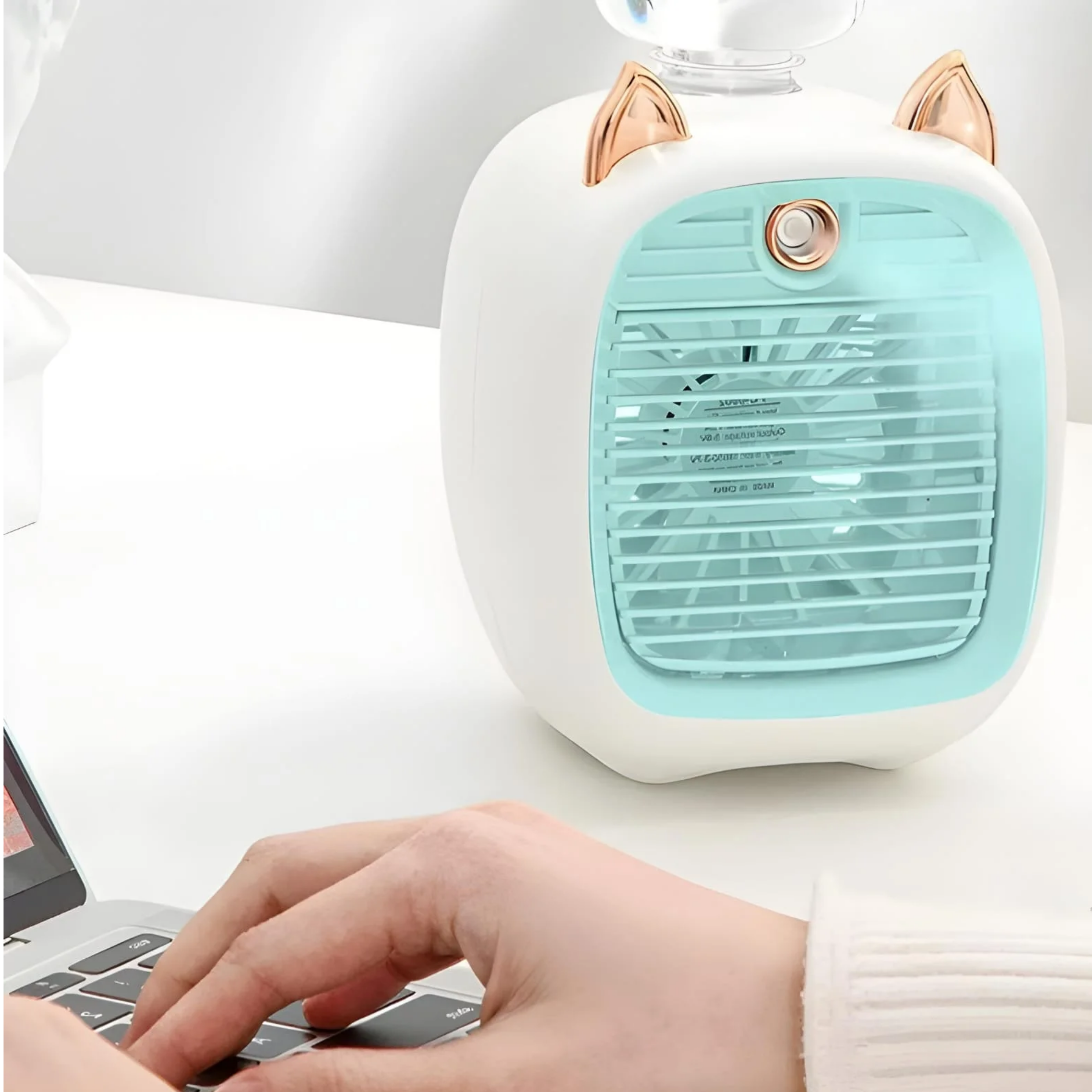 Mini Climatizador Portátil FC-6602 Gatinho