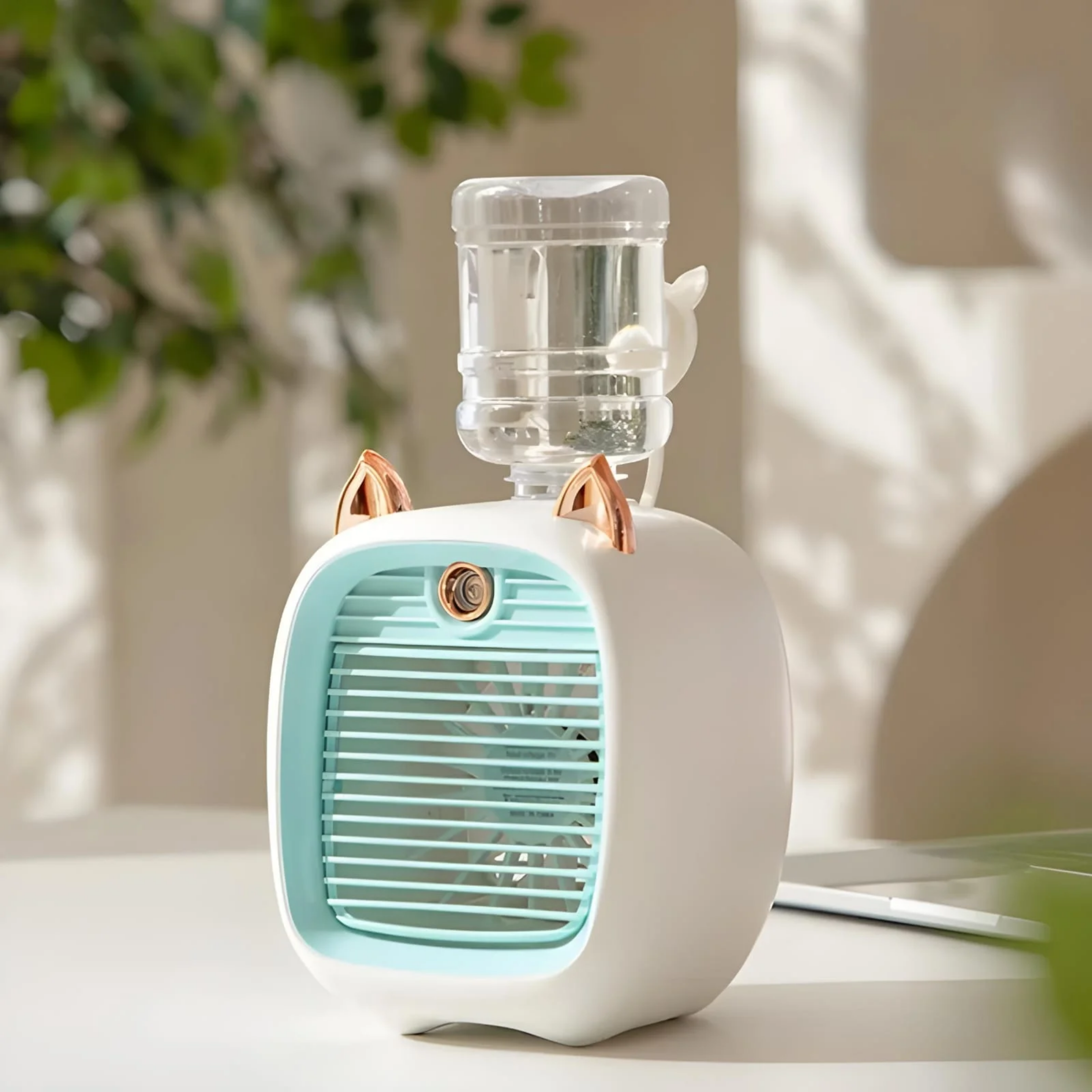 Mini Climatizador Portátil FC-6602 Gatinho