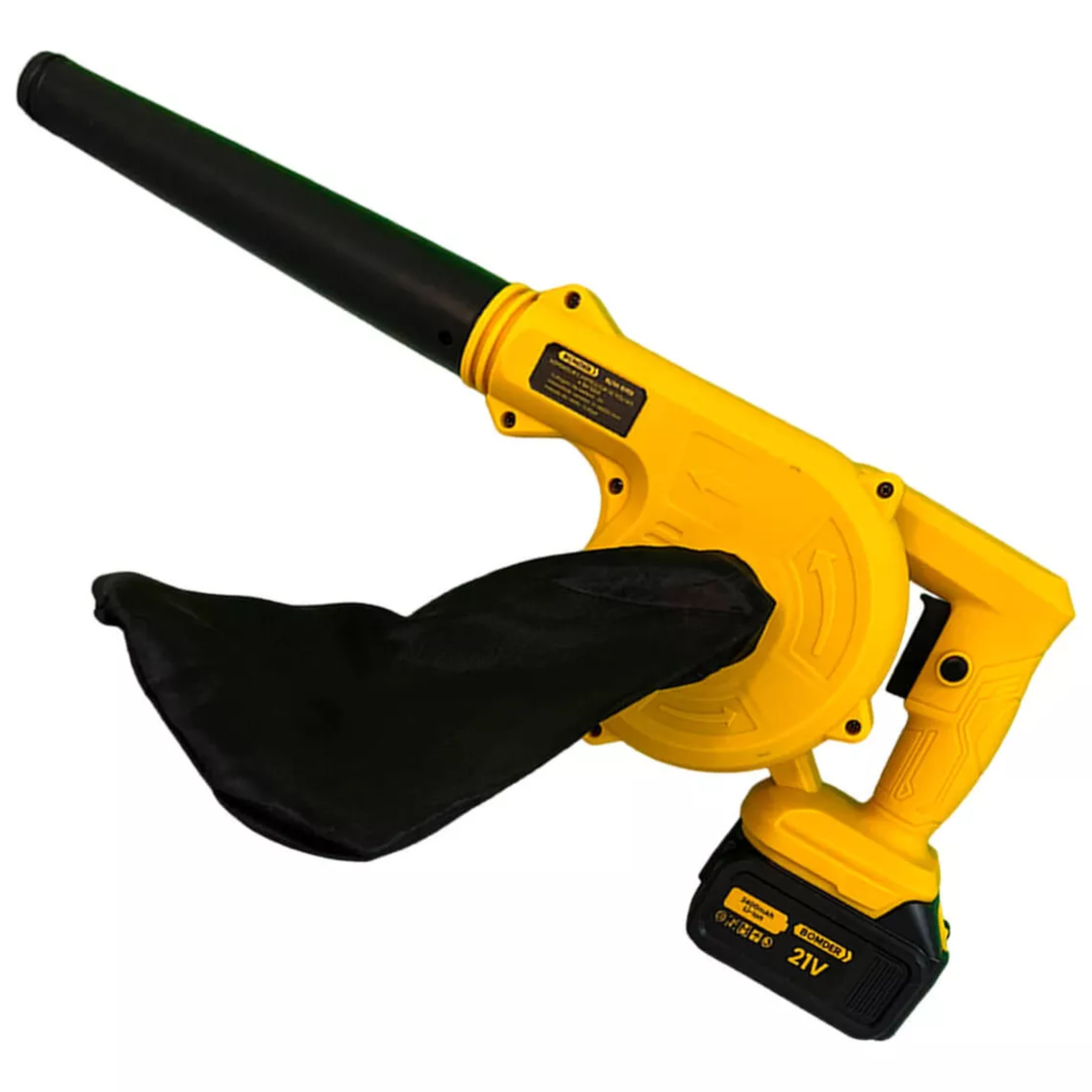 Soprador e Aspirador de Folhas a Bateria BOM-9709