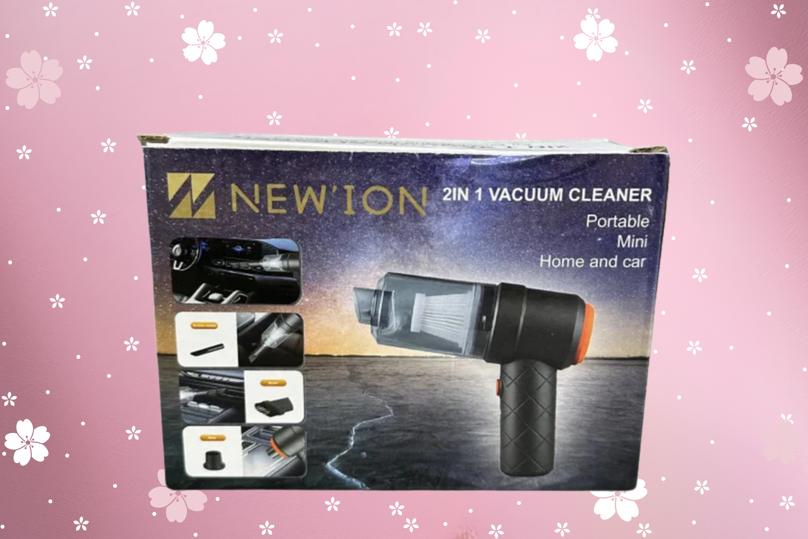 Aspirador de Pó Portátil 2 em 1 NEW-501 – Mini