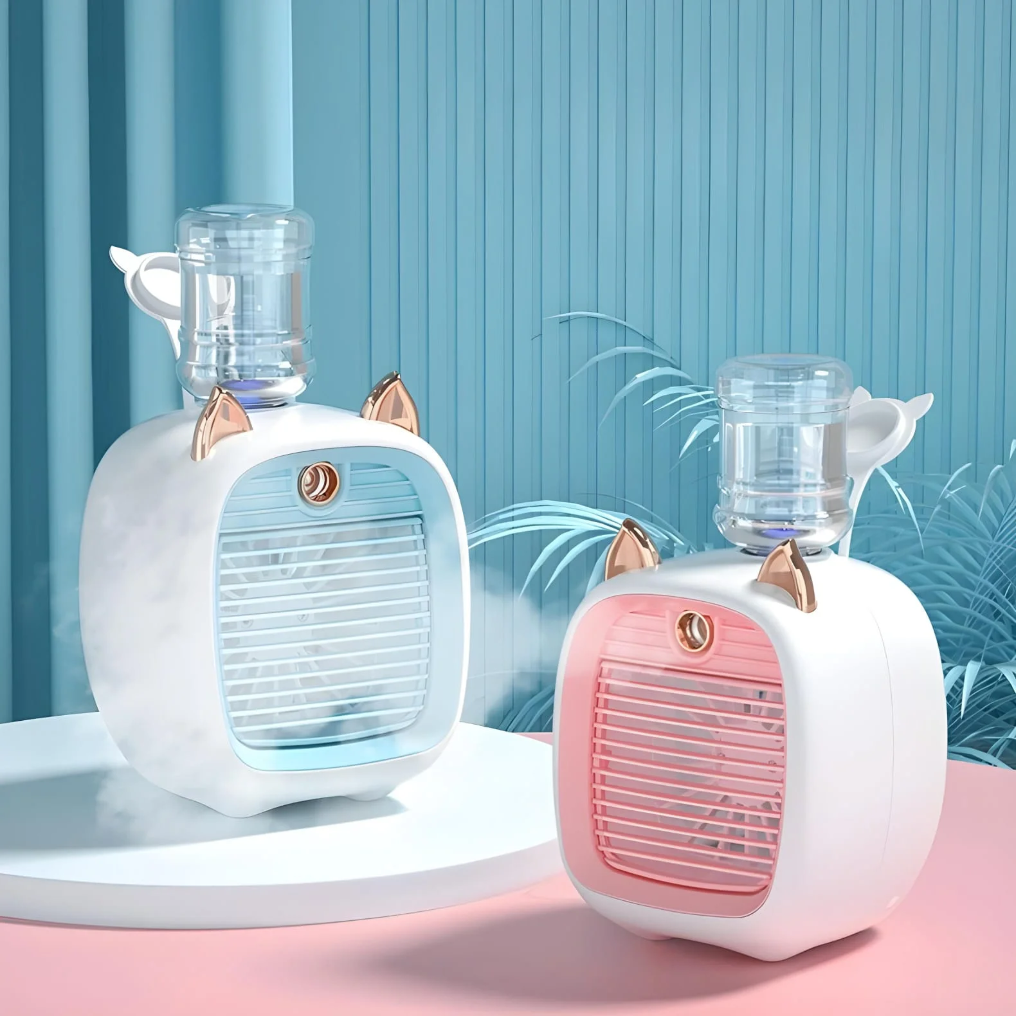 Mini Climatizador Portátil FC-6602 Gatinho