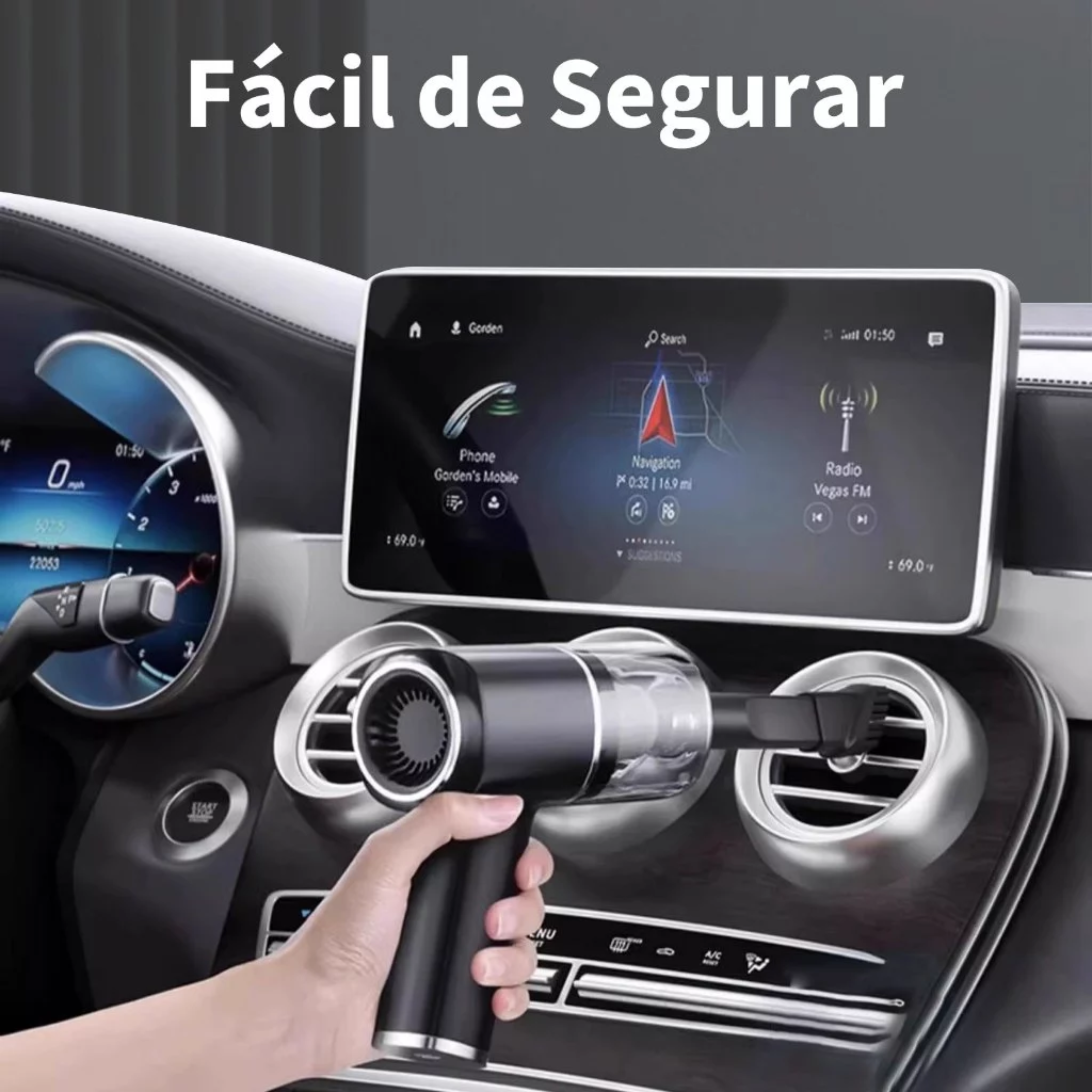 Mini Aspirador de Pó Portátil FE16 – Sem Fio, Recarregável e Potente