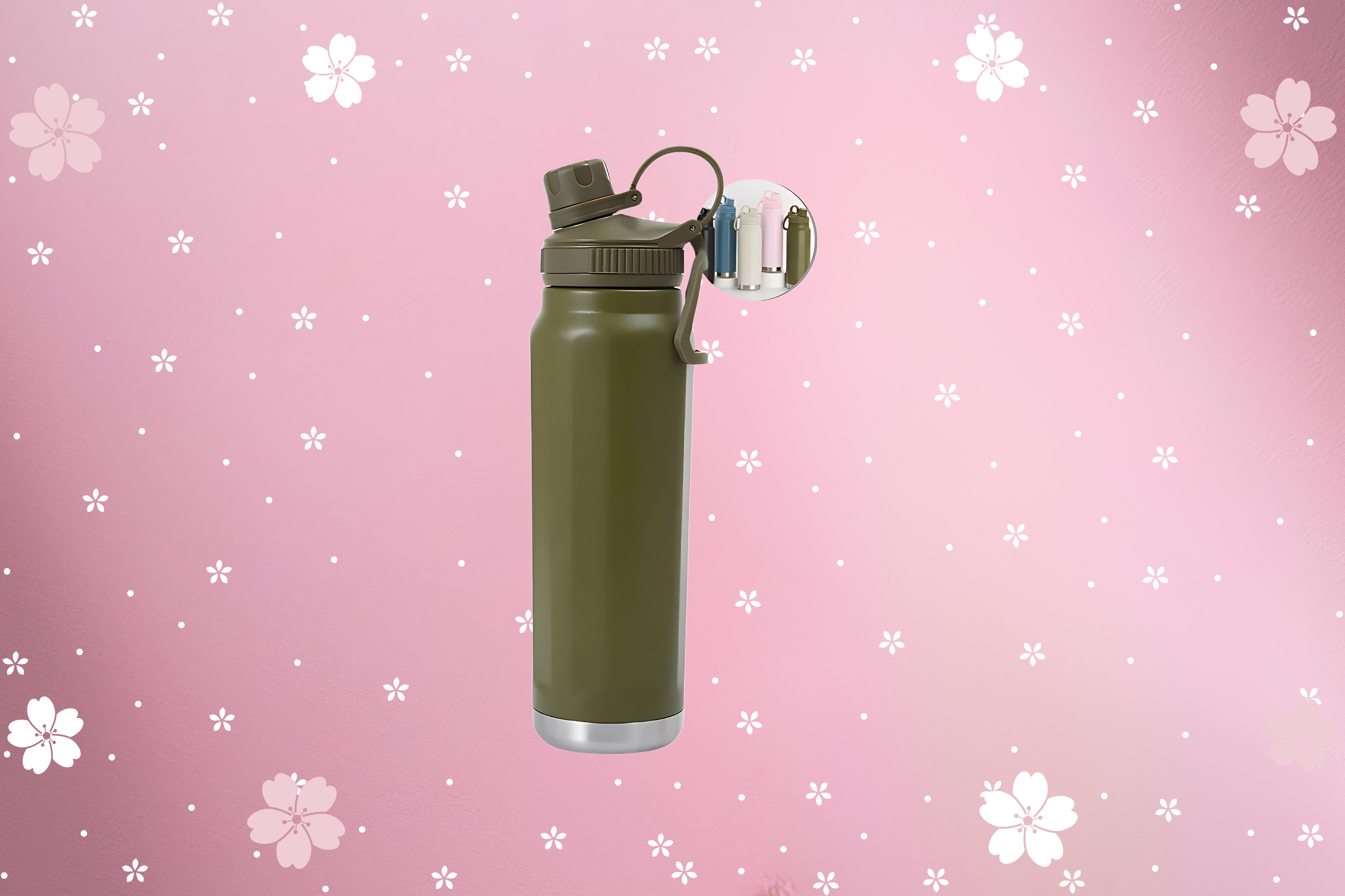 Garrafa Térmica 800ml Isolada a Vácuo