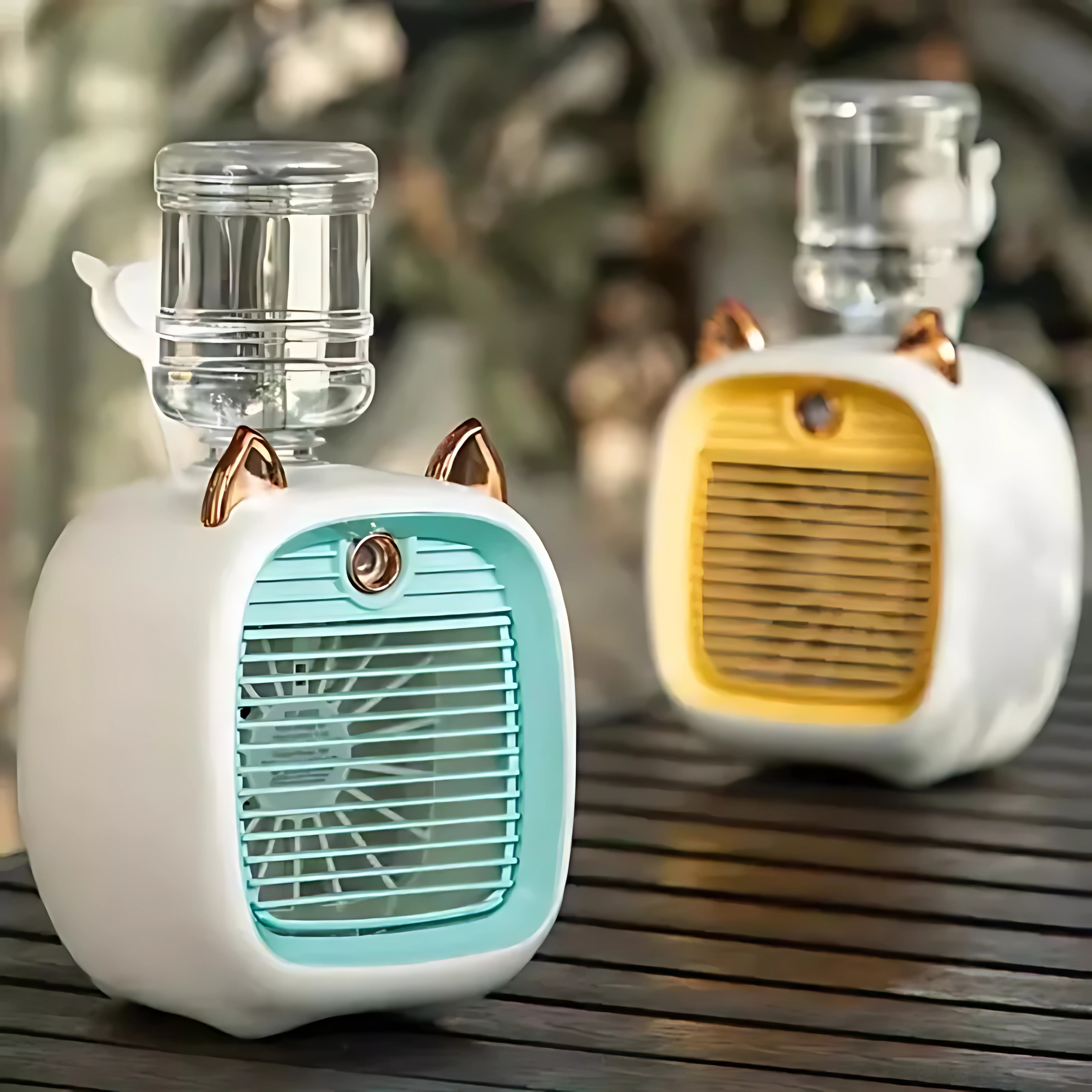 Mini Climatizador Portátil FC-6602 Gatinho