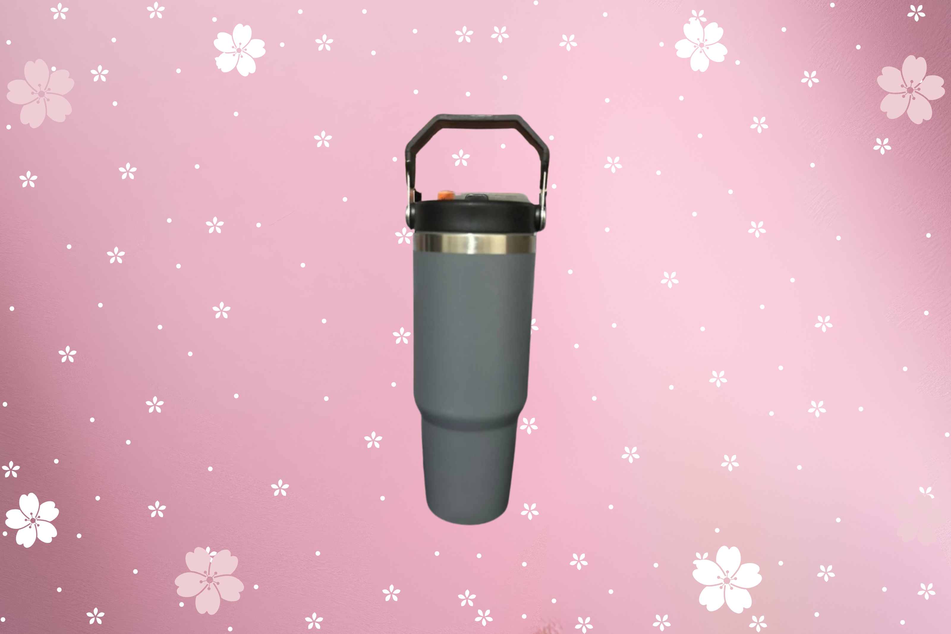 Garrafa Térmica Flip com Alça – 600ml Inoxidável